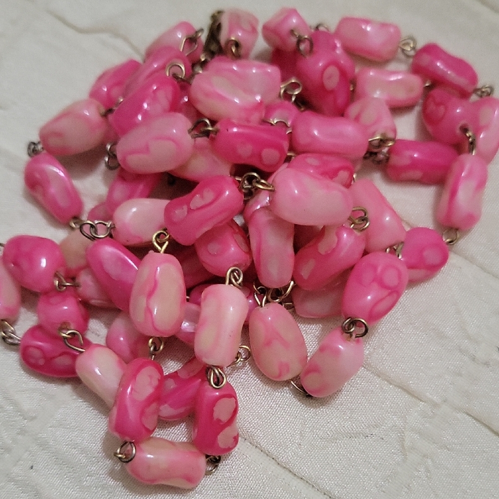 1930's HONG KONG NECKLACE 52 INCH FLAPPER STYLE